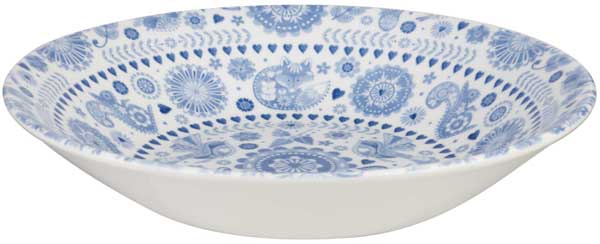 Dessert or Soup Bowl Concentric Circles